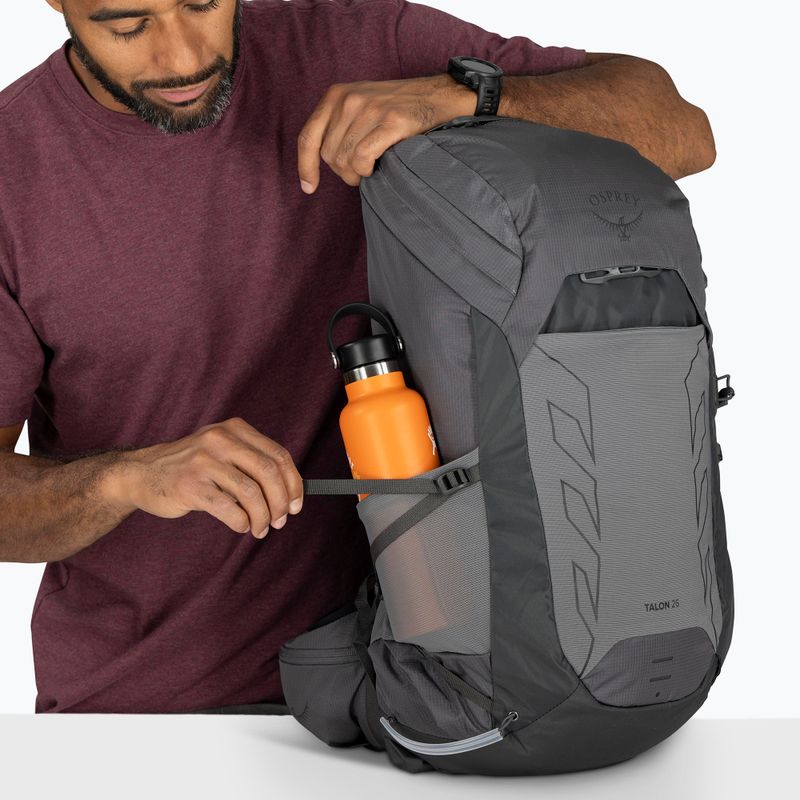 Pánsky turistický batoh Osprey Talon 26 l phantom grey/dark charcoal 10