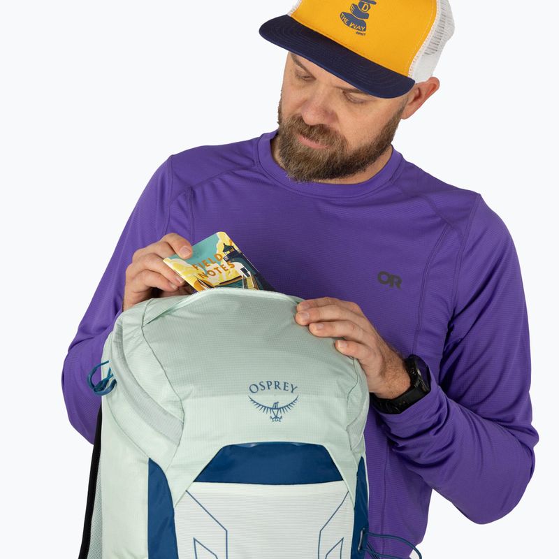 Pánsky turistický batoh Osprey Talon 26 l frosty mint green/night shift 12