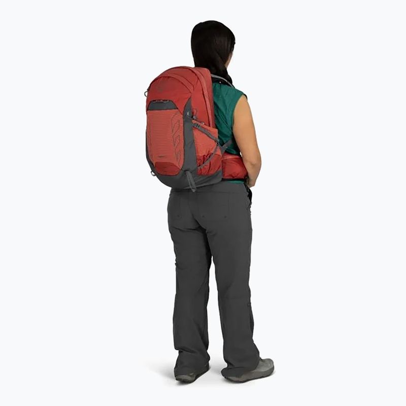 Osprey Tempest 22 l red pampas/coal grey dámsky turistický batoh 4