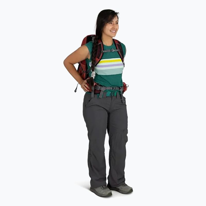 Osprey Tempest 22 l red pampas/coal grey dámsky turistický batoh 5
