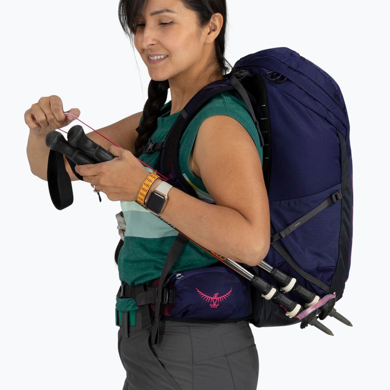 Dámsky turistický batoh Osprey Tempest 26 l deep fig/hotspot pink 8