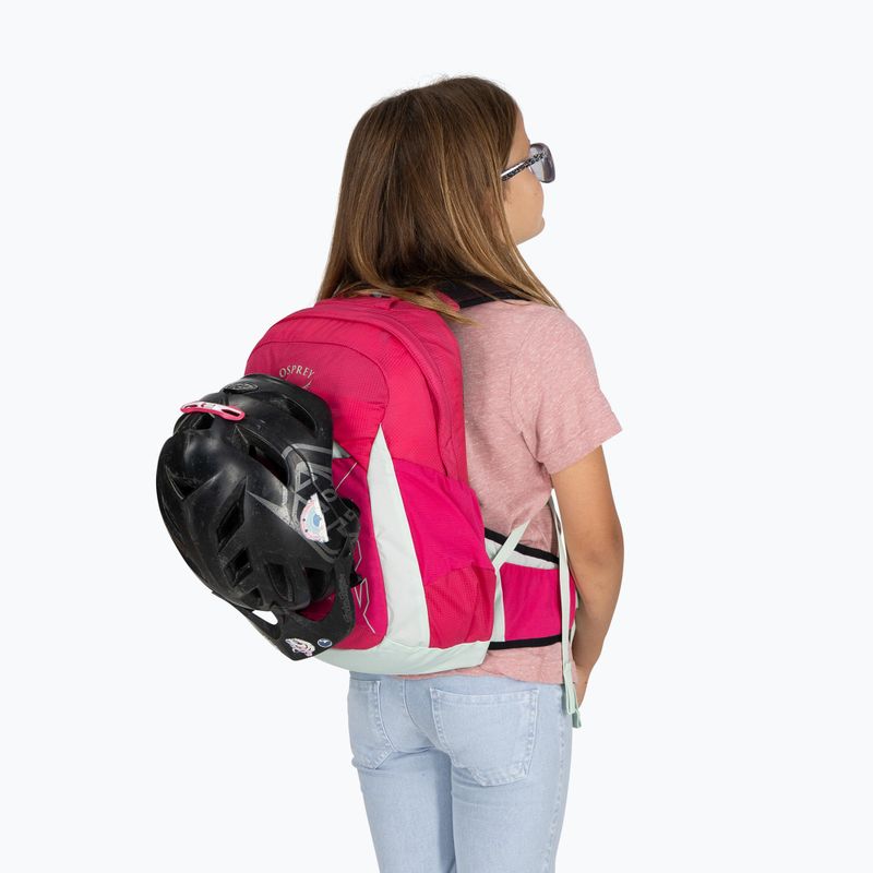 Dětský turistický batoh Osprey Talon Jr 11 l hotspot pink 4