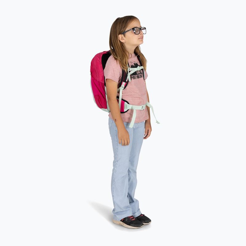 Dětský turistický batoh Osprey Talon Jr 11 l hotspot pink 7