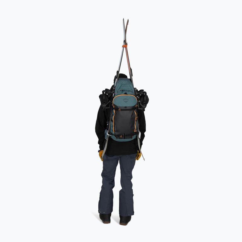 Skialpový batoh Osprey Soelden 45 l cascade blue/raven black 9