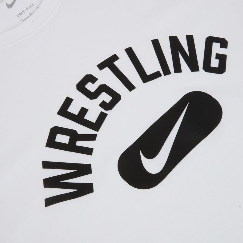 Pánske tričko Nike Wrestling Disc DFC white/black 3