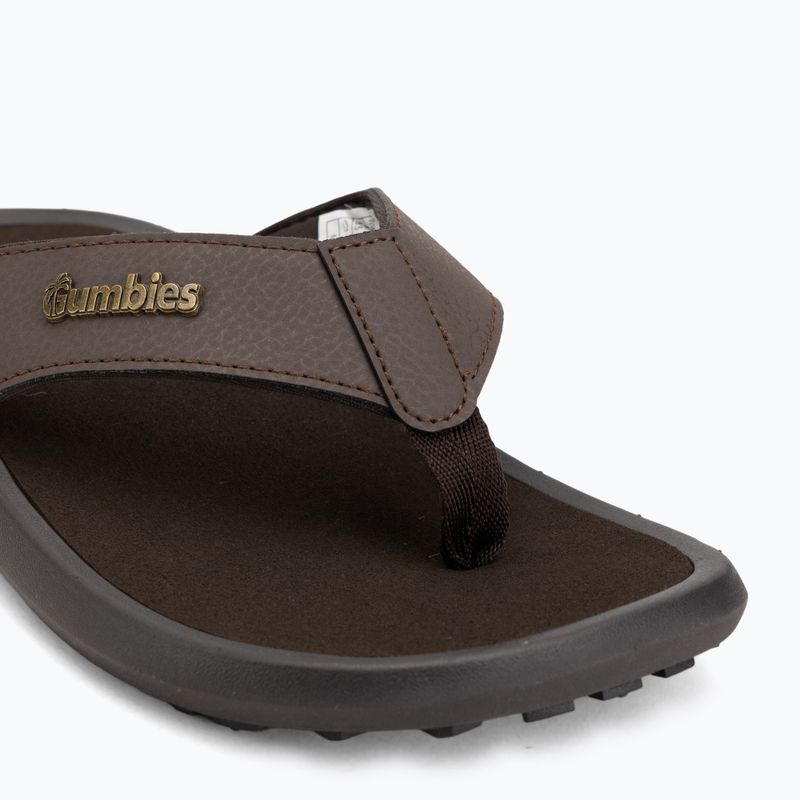 Žabky Gumbies Noosa brown 7