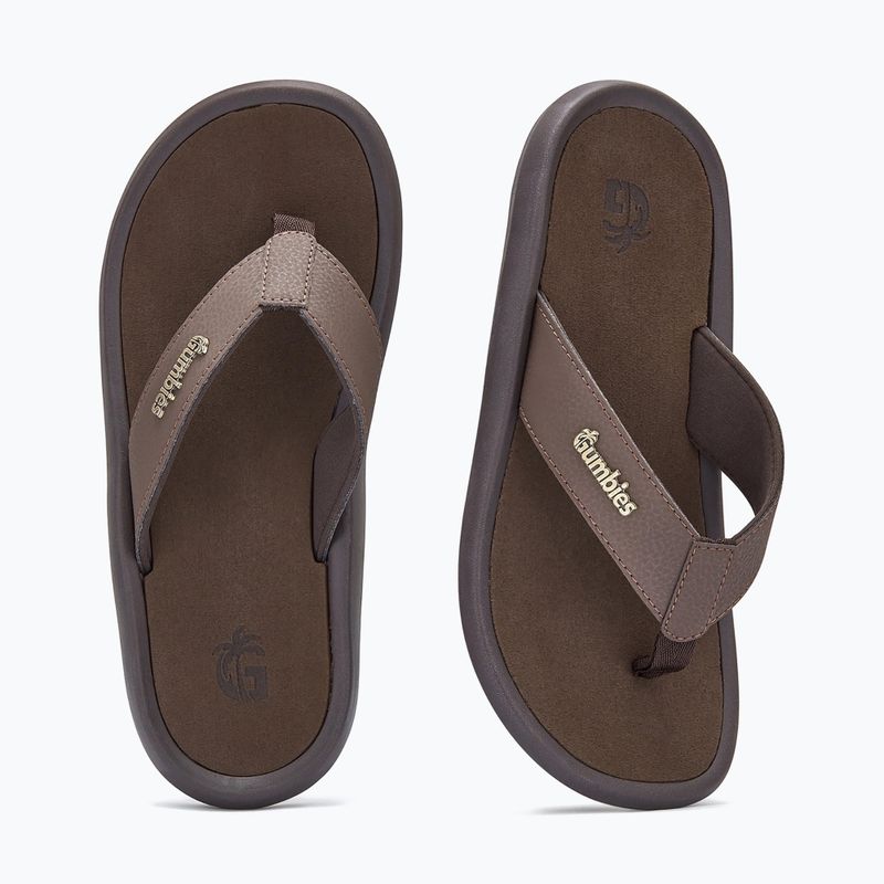 Žabky Gumbies Noosa brown 5