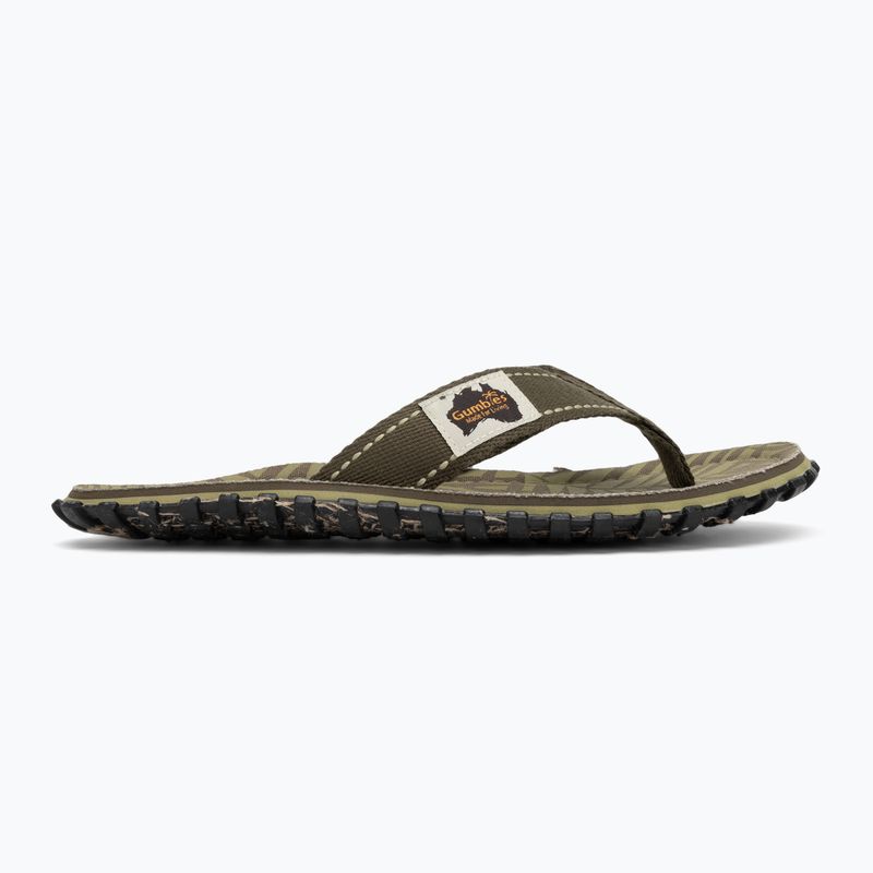 Žabky Gumbies Islander khaki 2