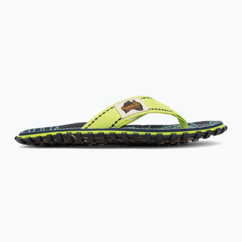 Žabky Gumbies Islander lime hibiscus 2