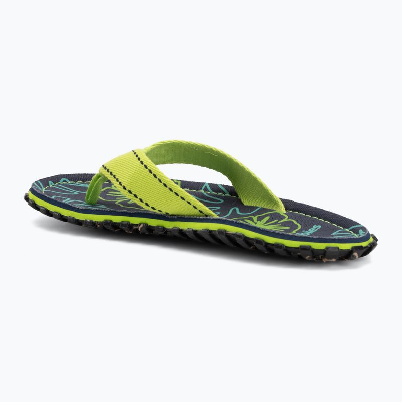 Žabky Gumbies Islander lime hibiscus 3