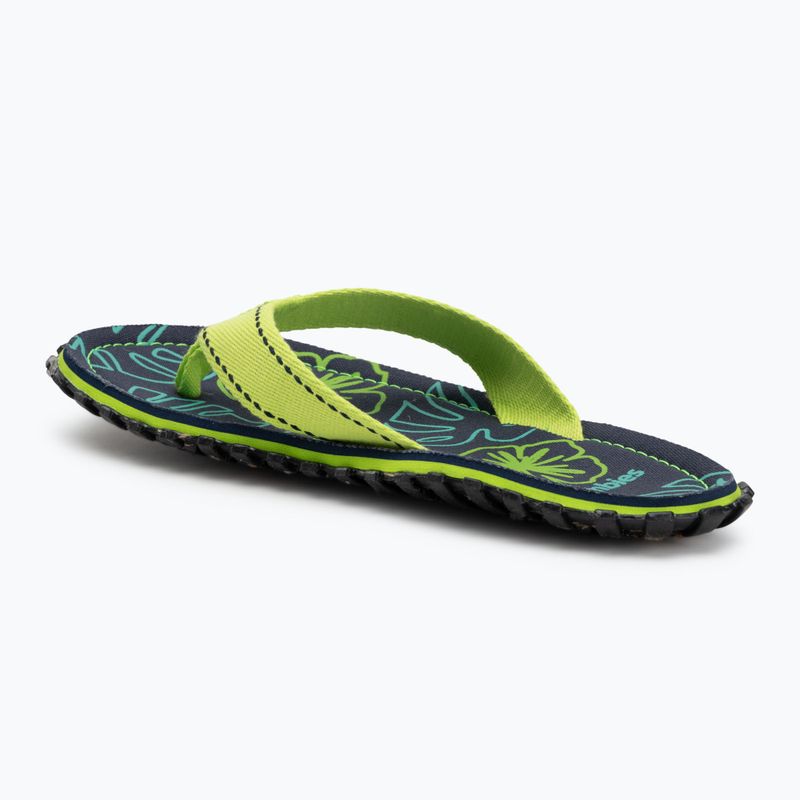 Žabky Gumbies Islander lime hibiscus 3