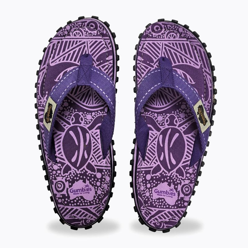 Žabky Gumbies Islander purple signature 3