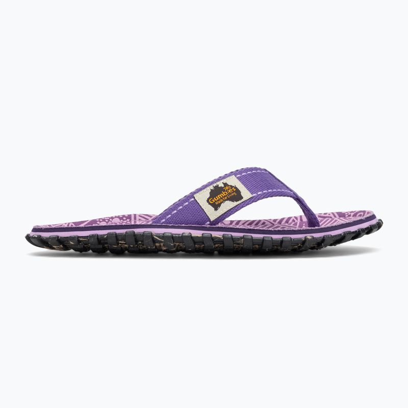 Žabky Gumbies Islander purple signature 2