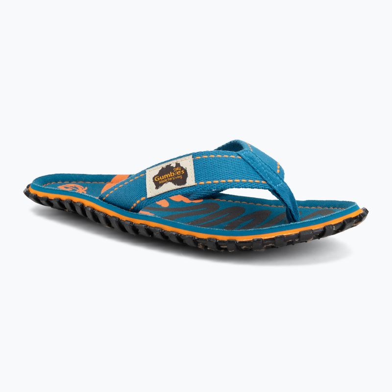 Žabky Gumbies Islander blue palmetto
