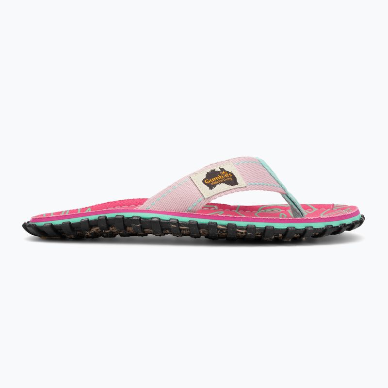 Žabky Gumbies Islander blush hibiscus 2