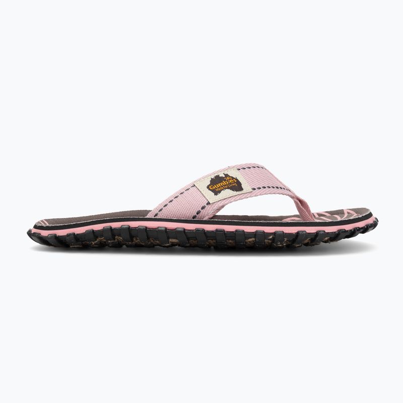 Žabky Gumbies Islander palm leaf pink 2