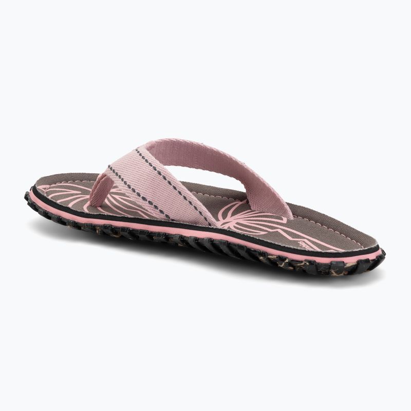 Žabky Gumbies Islander palm leaf pink 3