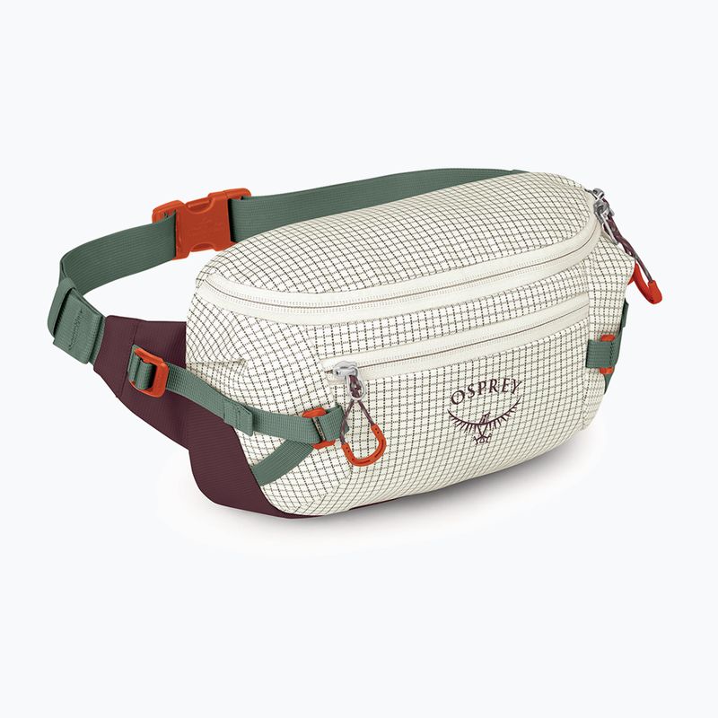 Ľadvinka Osprey Transporter Waist Pack 3 l mystery white/moody burgundy 2
