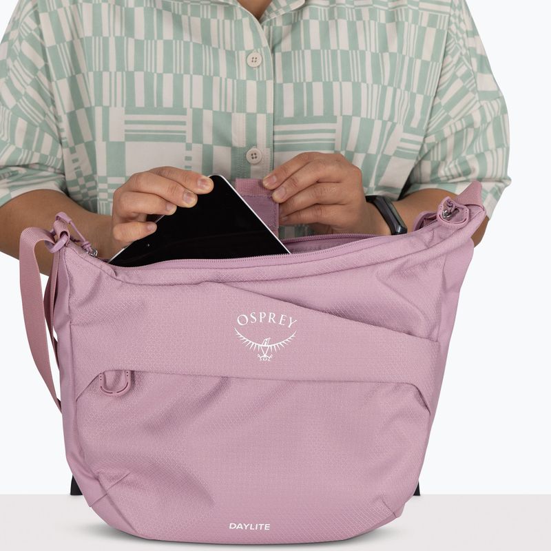 Vrecko Osprey Daylite Crossbody Pouch 6 l iris pink 8