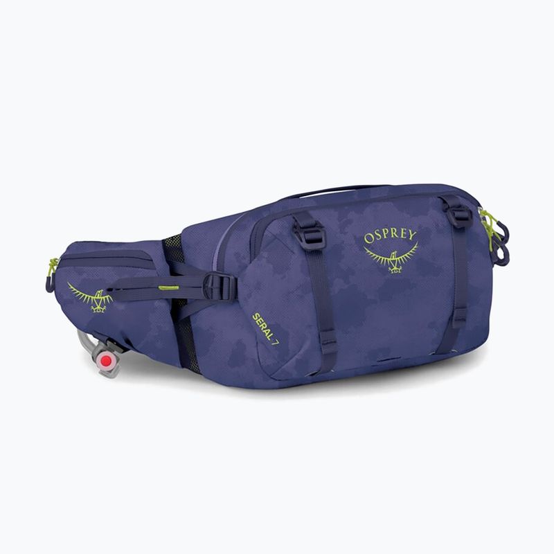 Ľadvinka Osprey Seral 7 l with a hydration bladder 1.5 l botswana purple dust print 2