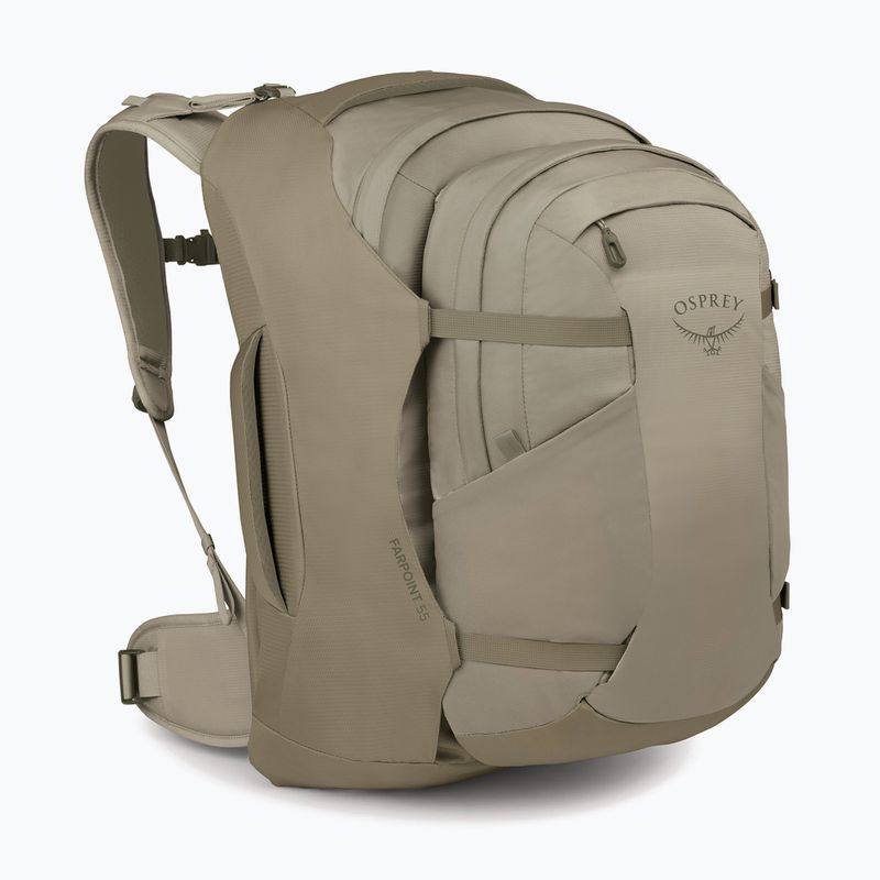 Turistický batoh Osprey Farpoint 55 l sawdust tan 2