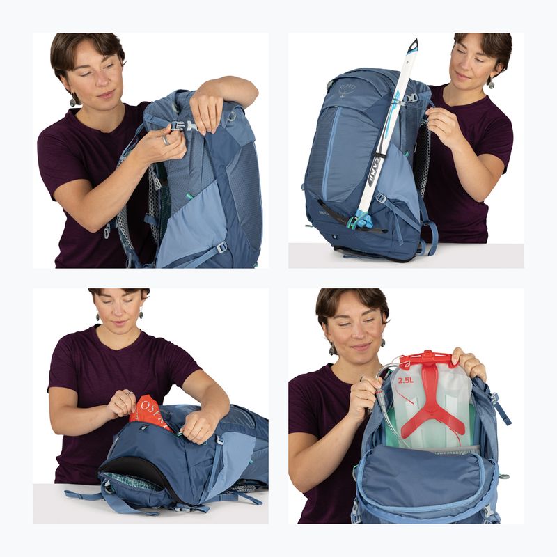 Dámsky turistický batoh Osprey Sirrus 24 l sevres blue 14