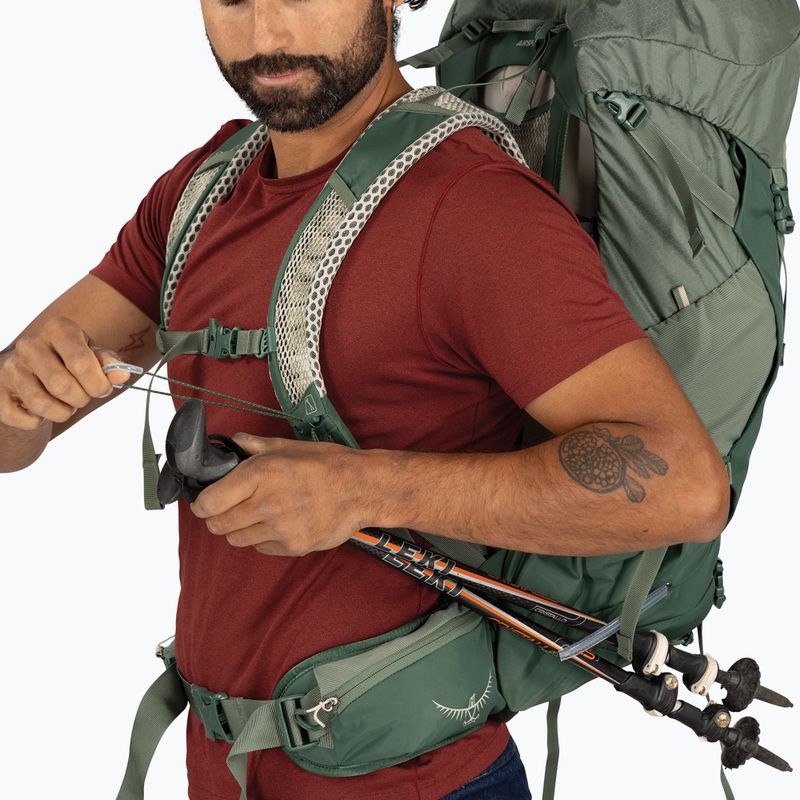 Pánsky turistický batoh Osprey Stratos 44 l pine leaf 11