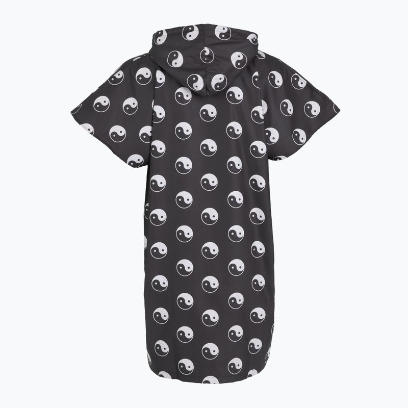 Pončo Slowtide Sun Moon Quick-Dry čierne 2