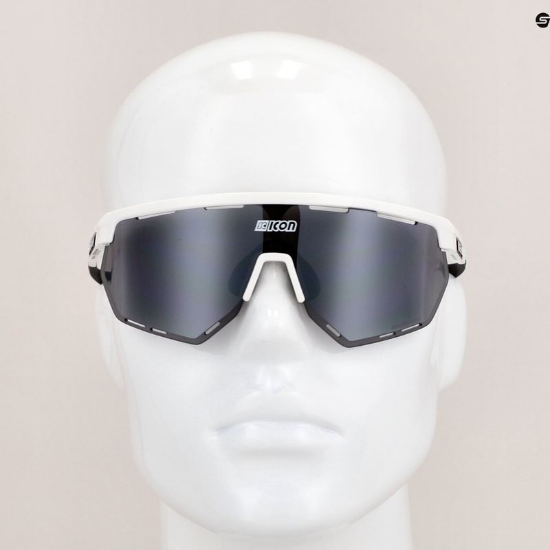 Cyklistické okuliare SCICON Aerowing white gloss/scnpp multimirror silver EY26080802 9