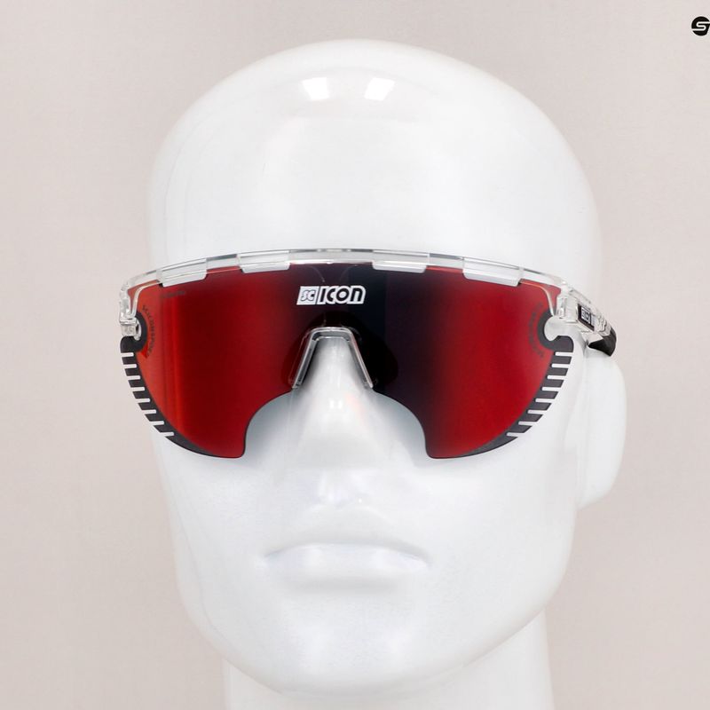 SCICON Aerowing Lamon crystal gloss/scnpp multimirror red cyklistické okuliare EY30060700 9