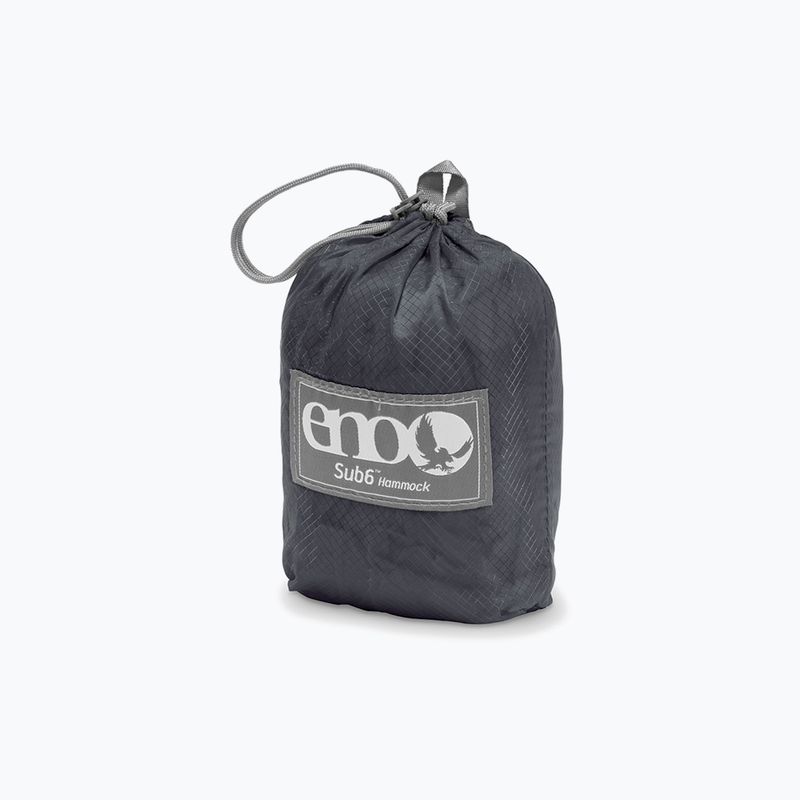 Turistická hojdacia sieť ENO Sub6 Ultralight charcoal 8