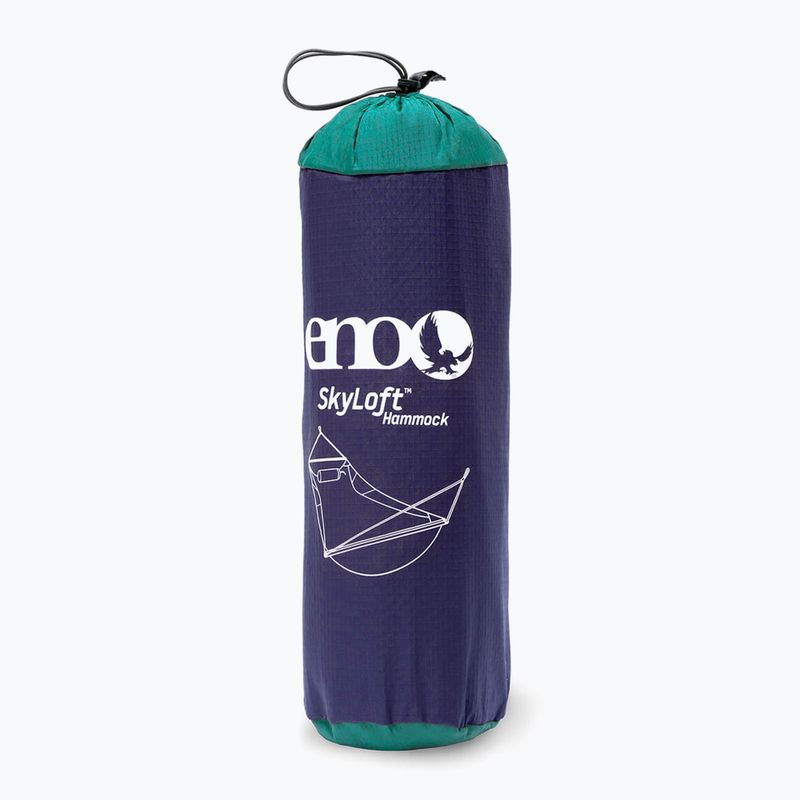 Turistická hamaka ENO SkyLoft seafoam/navy 10
