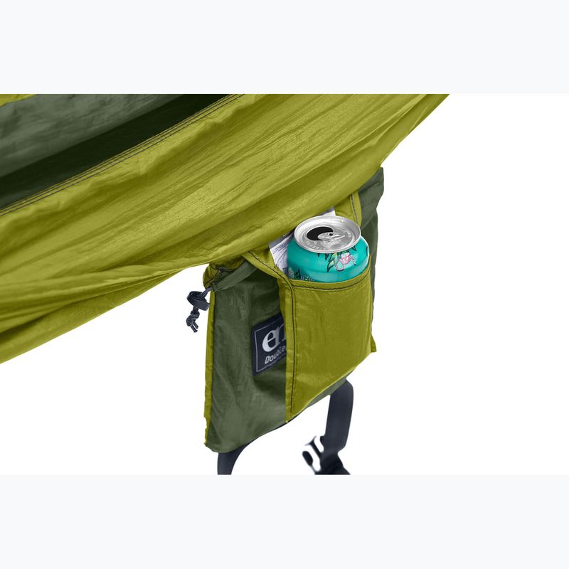 Turistická hamaka ENO DoubleNest olive / melón 2
