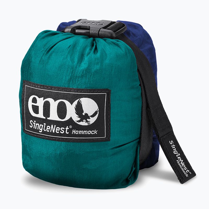 Turistická hamaka ENO SingleNest seafoam / navy 4