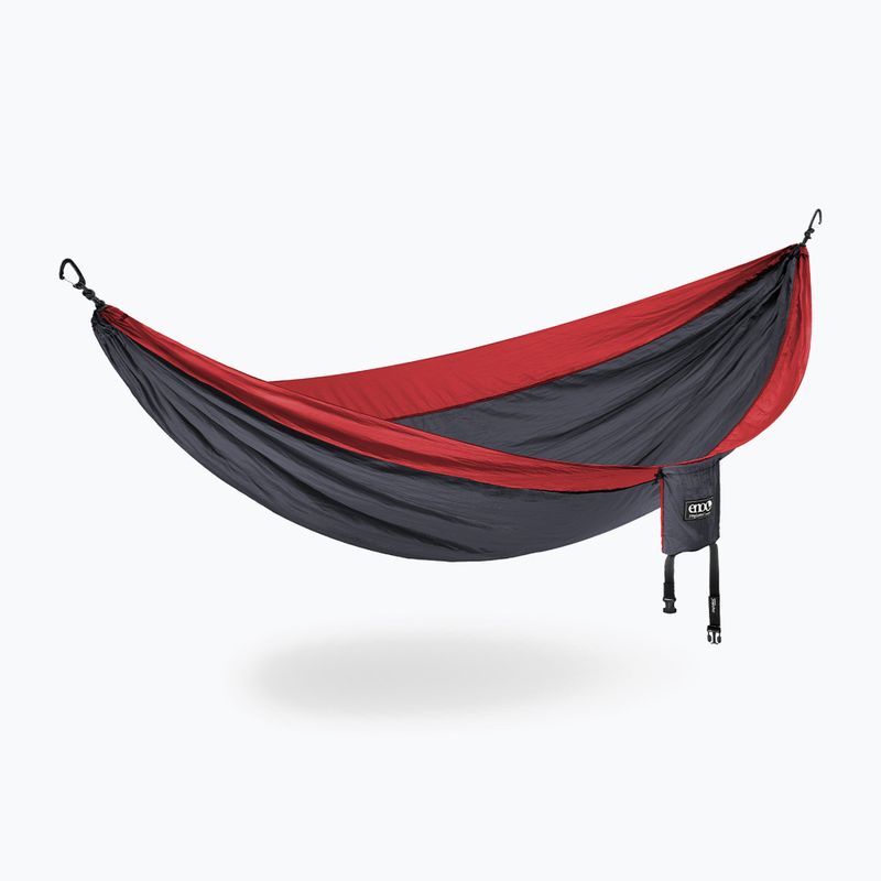 Turistická hojdacia sieť ENO Single Nest charcoal/red