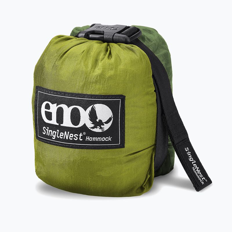 Turistická hojdacia sieť ENO Single Nest melon/olive 2