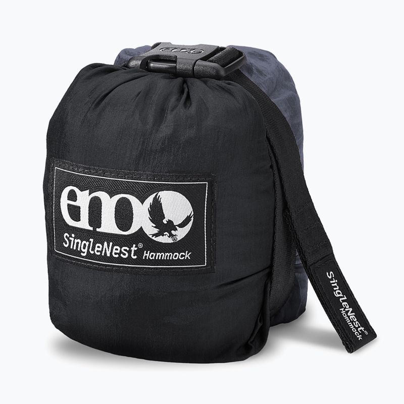 Turistická hamaka ENO SingleNest black / charcoal 4
