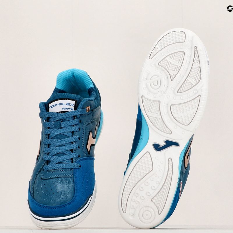 Pánske kopačky Joma Top Flex IN petroleum/gold 14