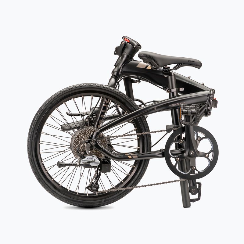 Čierny skladací mestský bicykel Tern Verge D9 2