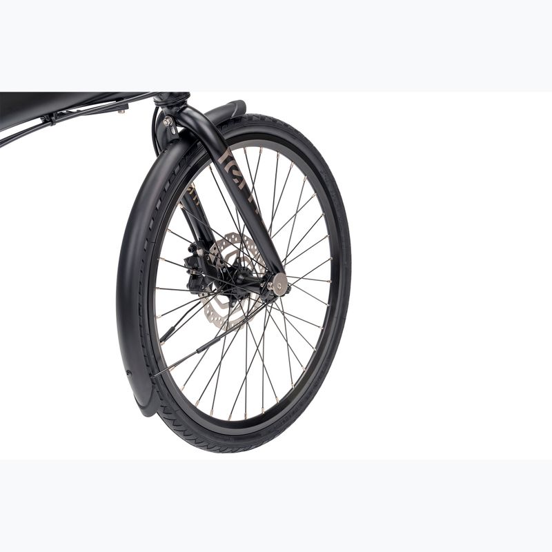 Čierny skladací mestský bicykel Tern Verge D9 4