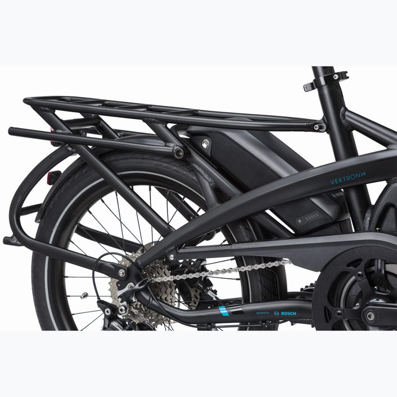 Skladací elektrický bicykel Tern Vektron S10 Performance 400 Wh l čierny 8