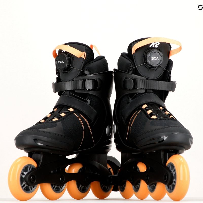 Dámske korčule K2 Alexis 8 Boa black-orange 3H1/11/6 16