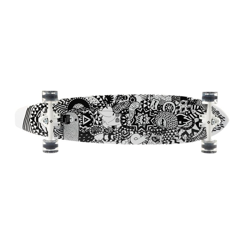 Street Surfing Kicktail 36 Rumble Jungle surfskateboard čierny 0614007/2
