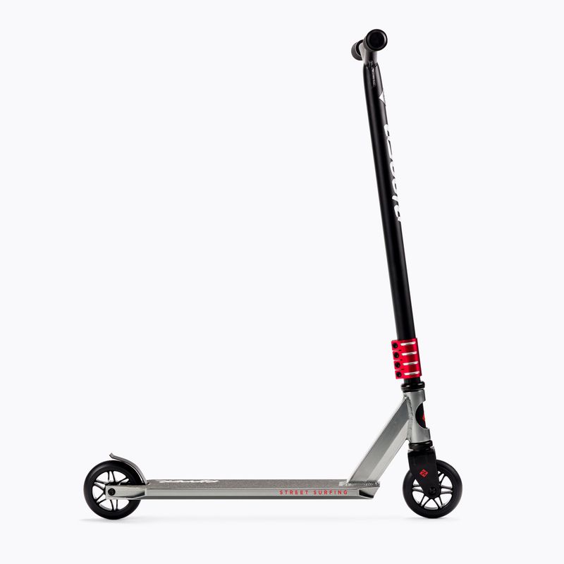 Street Surfing Stunt Scooter Ripper červený/strieborný freestyle skúter 2