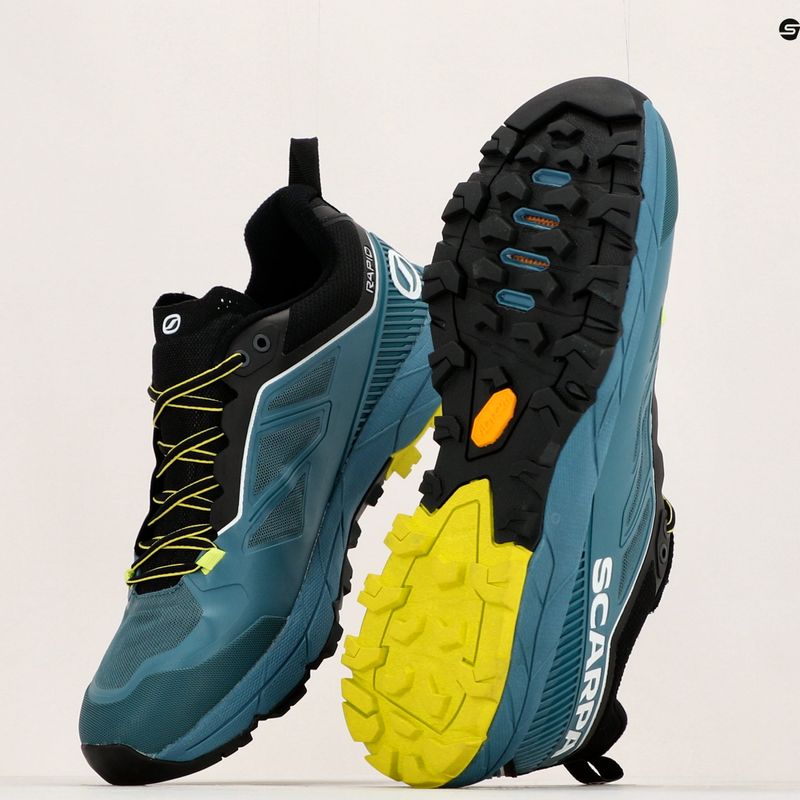 Pánske trekové topánky SCARPA Rapid blue/black 72701 15