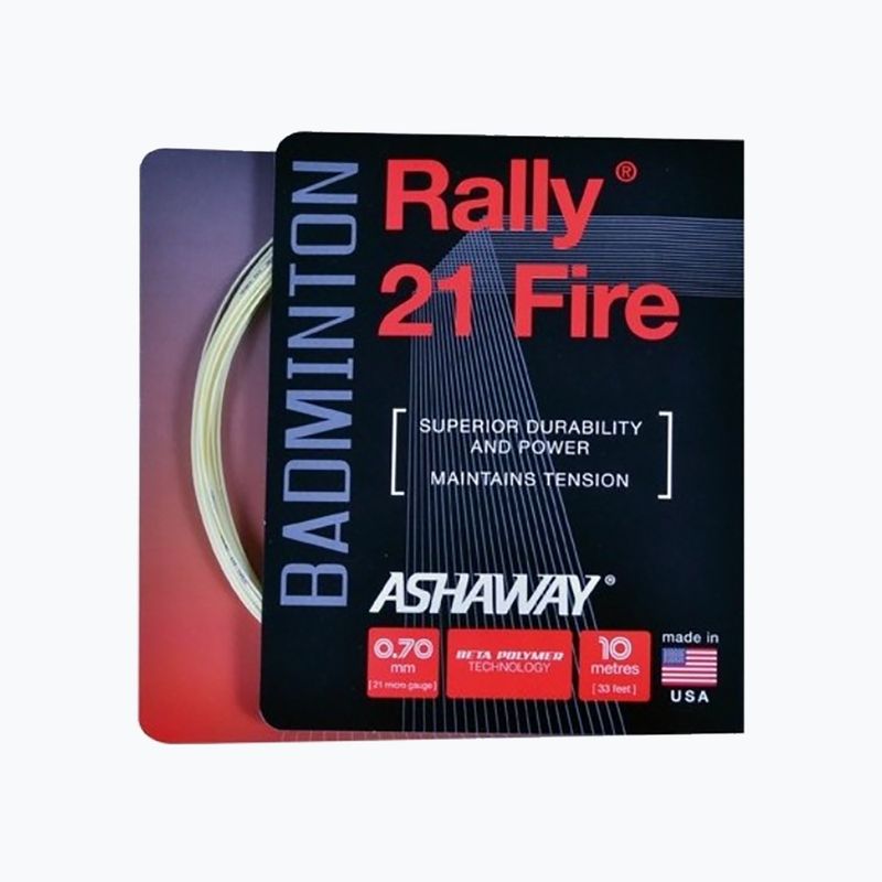 Bedmintonový výplet ASHAWAY Rally 21 - sada biela