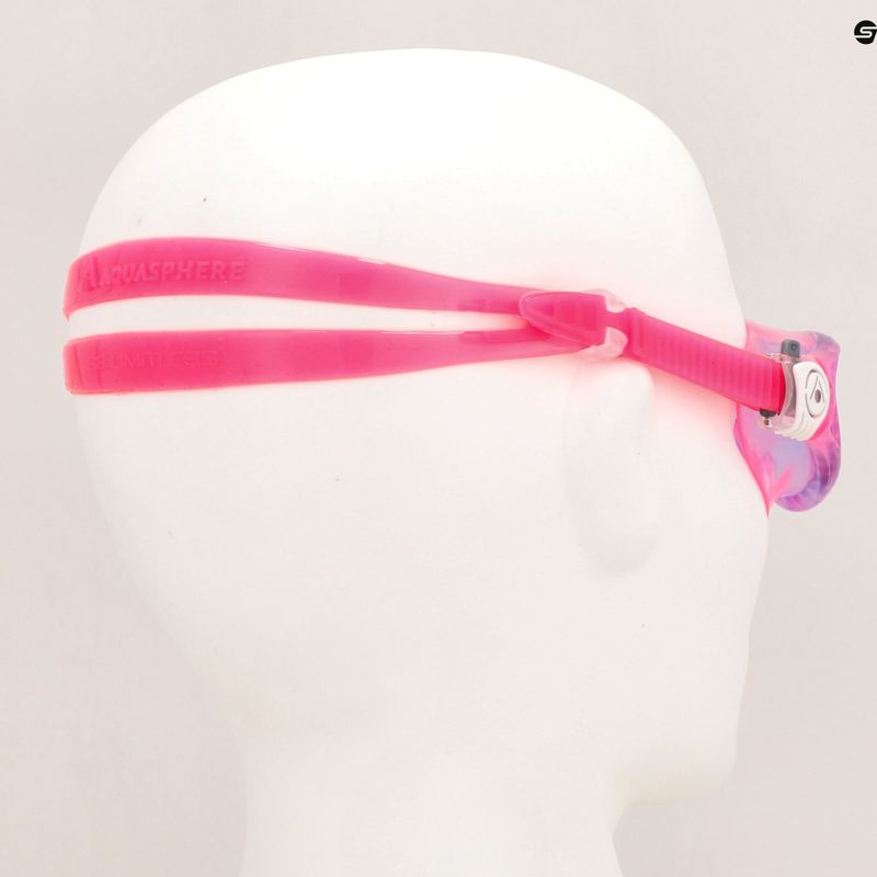 Detská plavecká maska Aquasphere Vista ružová/biela/modrá MS5630209LB 10