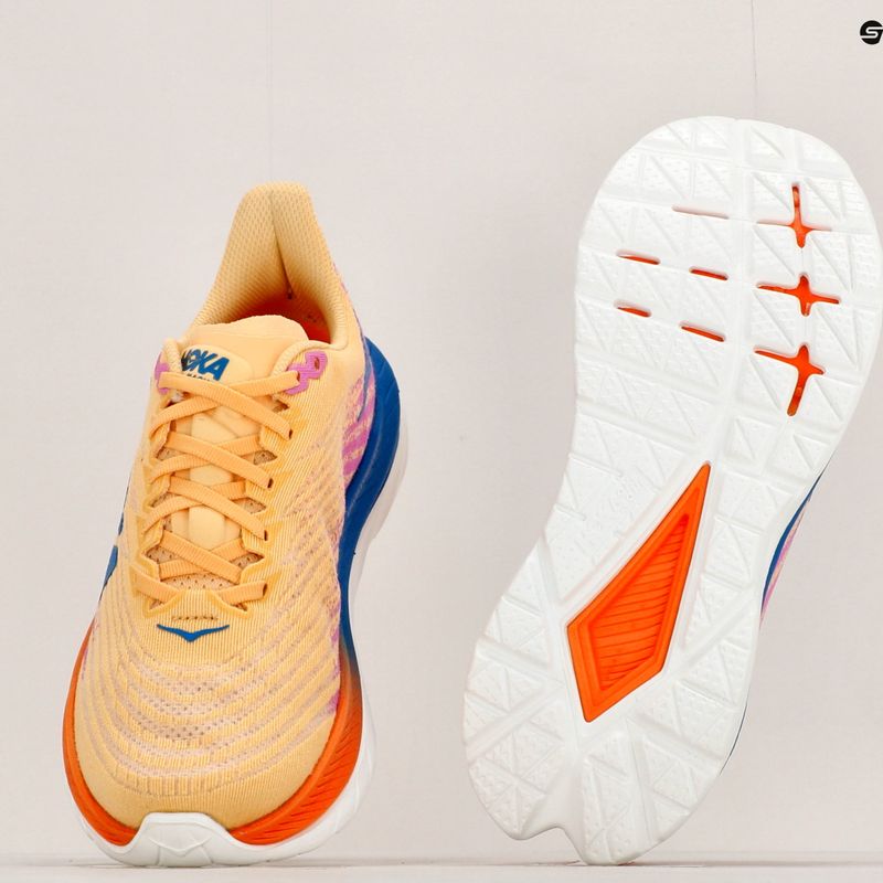 Dámska bežecká obuv HOKA Mach 5 orange-purple 1127894-ICYC 17