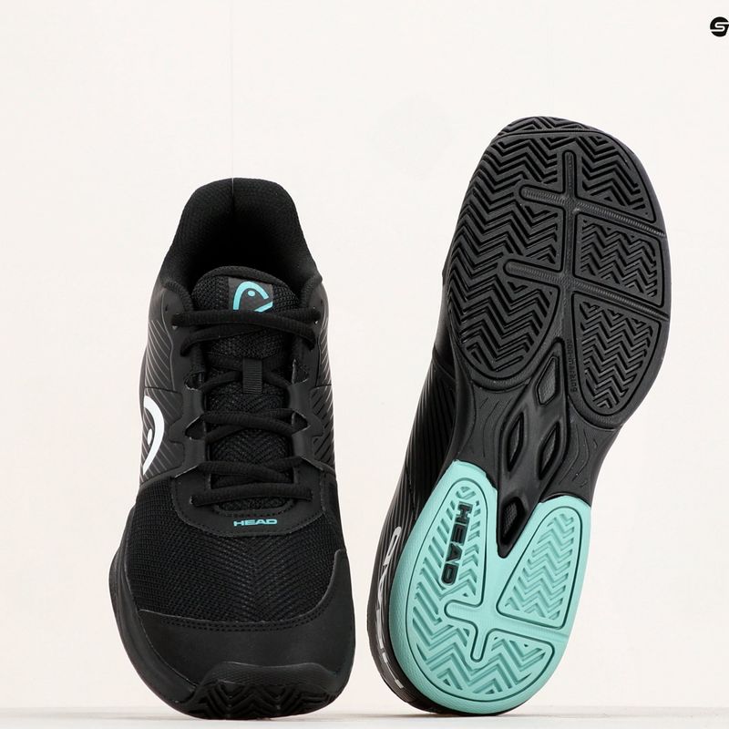 HEAD Revolt Court pánska tenisová obuv black/teal 17