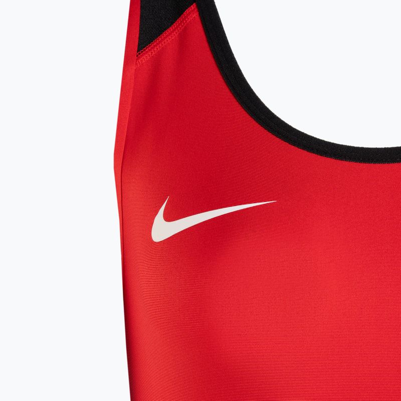 Dámska kombinéza Nike Weightlifting Singlet scarlet/black 3